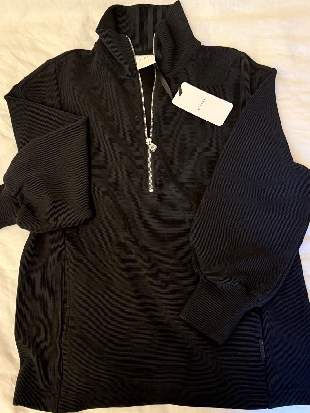 ✨ NEW WITH TAGS ✨
Varley Fulham Longline Half-Zip Pullover Sweatshirt - Picture 1 of 10